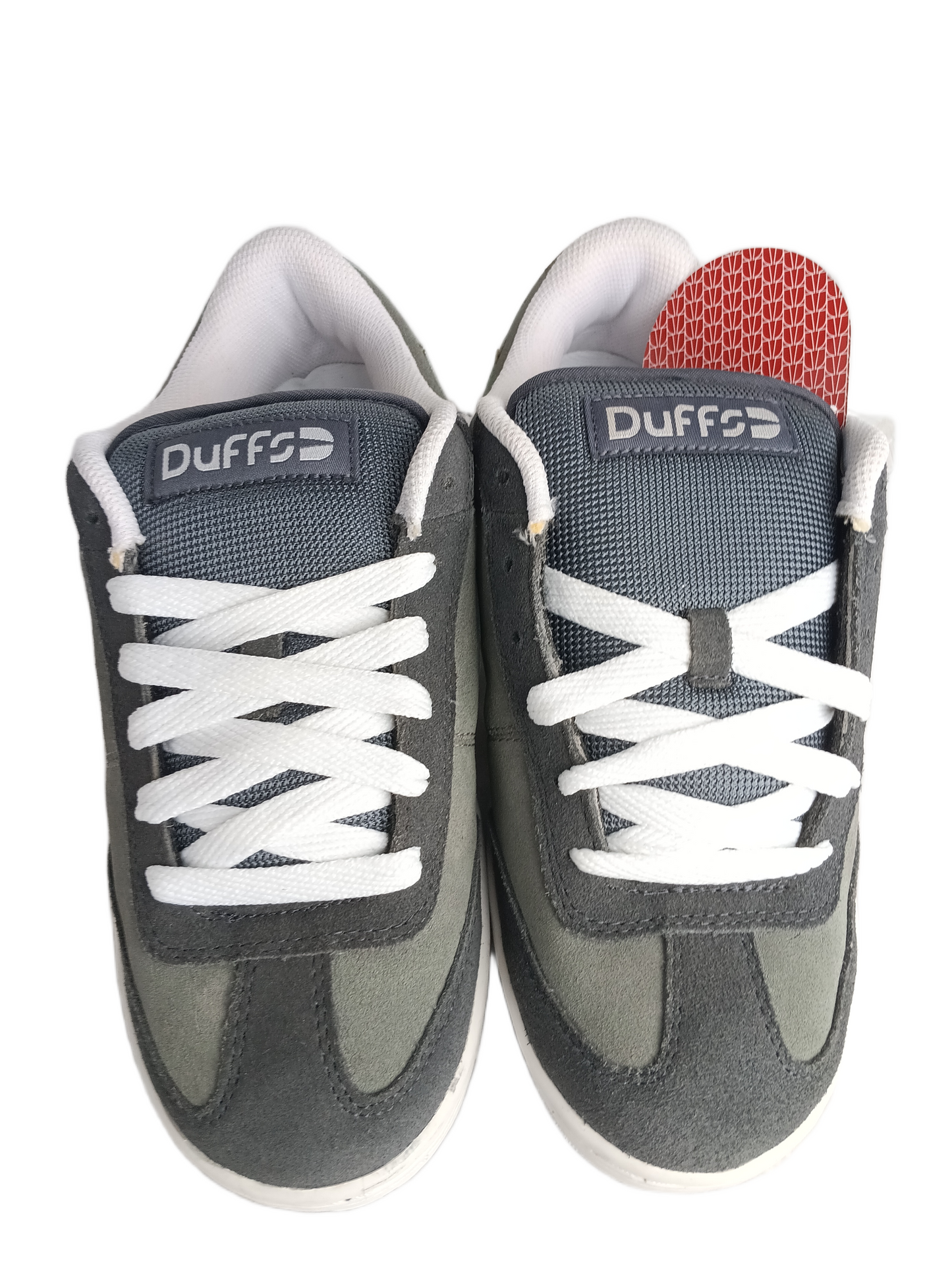 Duffs Classics Seville Charcoal Grey White US Mens Size 9.0 Shoes