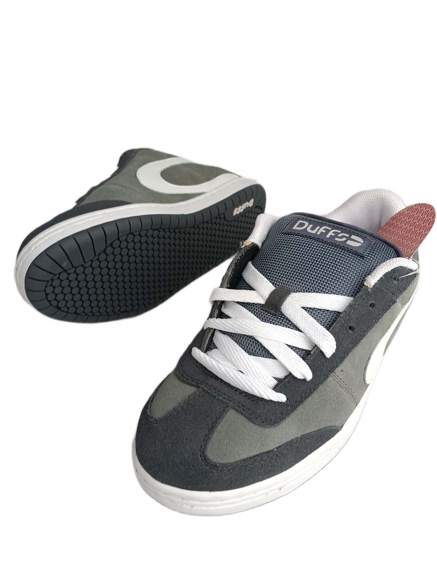 Duffs Classics Seville Charcoal Grey White US Mens Size 9.0 Shoes