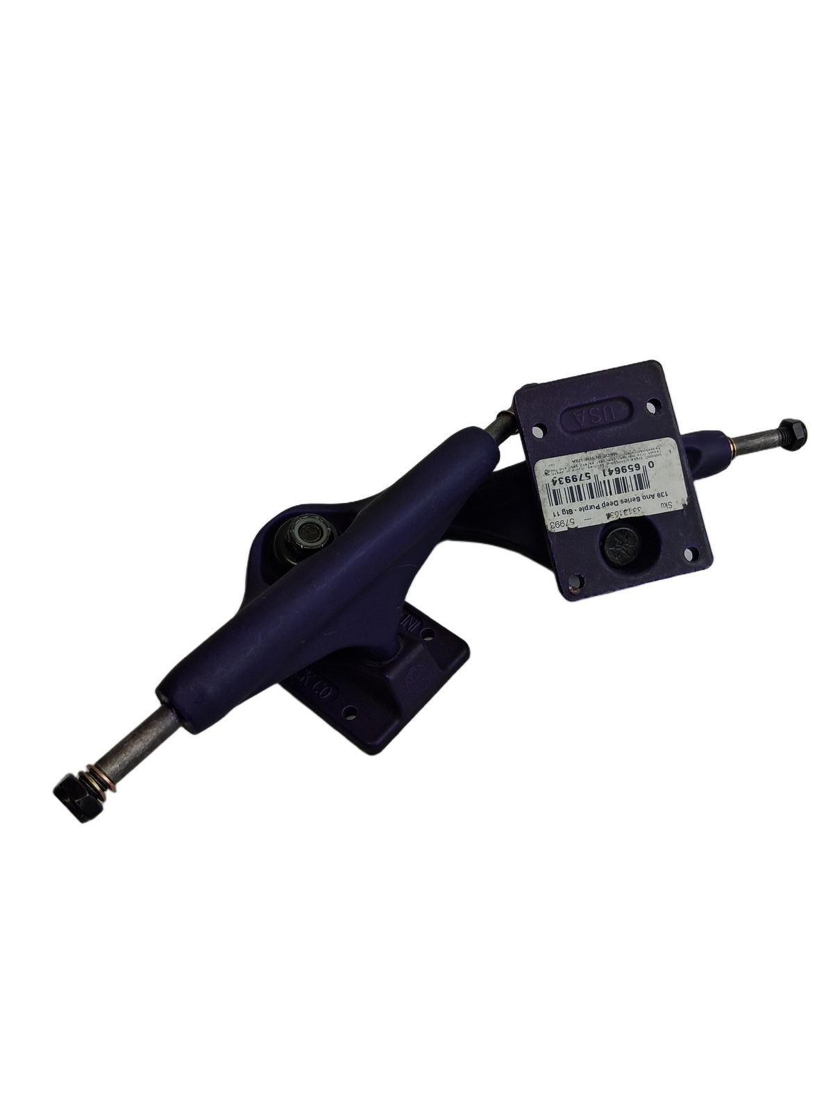 Independent Stage 11 Deep Purple Iron Cross Anodized Series 139 8.0" Axle Vintage NOS Trucks 2013