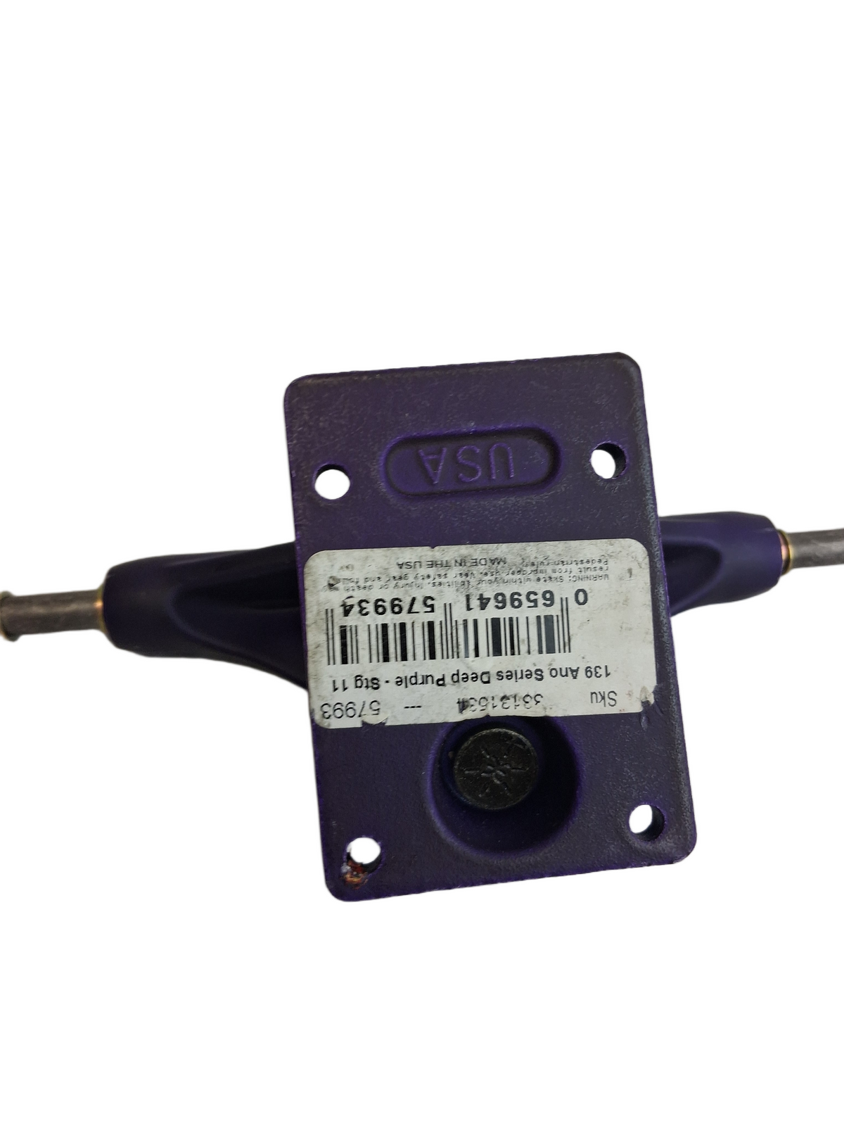Independent Stage 11 Deep Purple Iron Cross Anodized Series 139 8.0" Axle Vintage NOS Trucks 2013