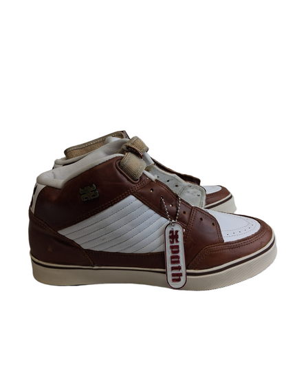 Ipath Fred Gall Jersey Devil High Mahogany Leather Brown White US Mens Size 10 Vintage Unreleased Sample Shoes