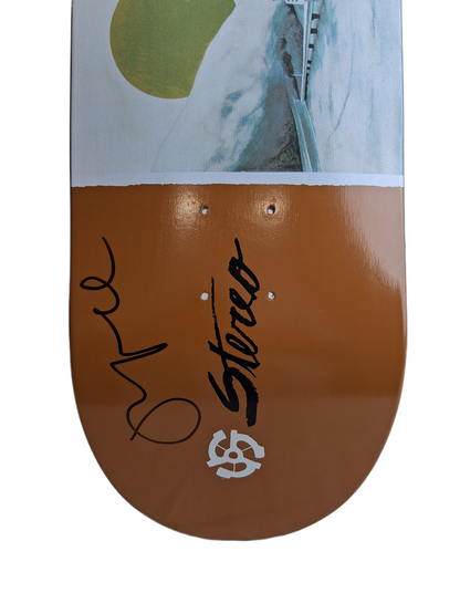 Stereo Jason Lee Autographed Big Sur Landscape By James Mcclung Brown White Multi Size 8.4" Vintage NOS Autographed Deck