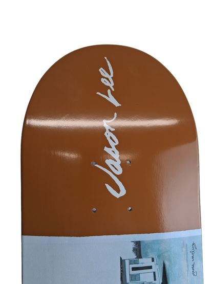 Stereo Jason Lee Autographed Big Sur Landscape By James Mcclung Brown White Multi Size 8.4" Vintage NOS Autographed Deck