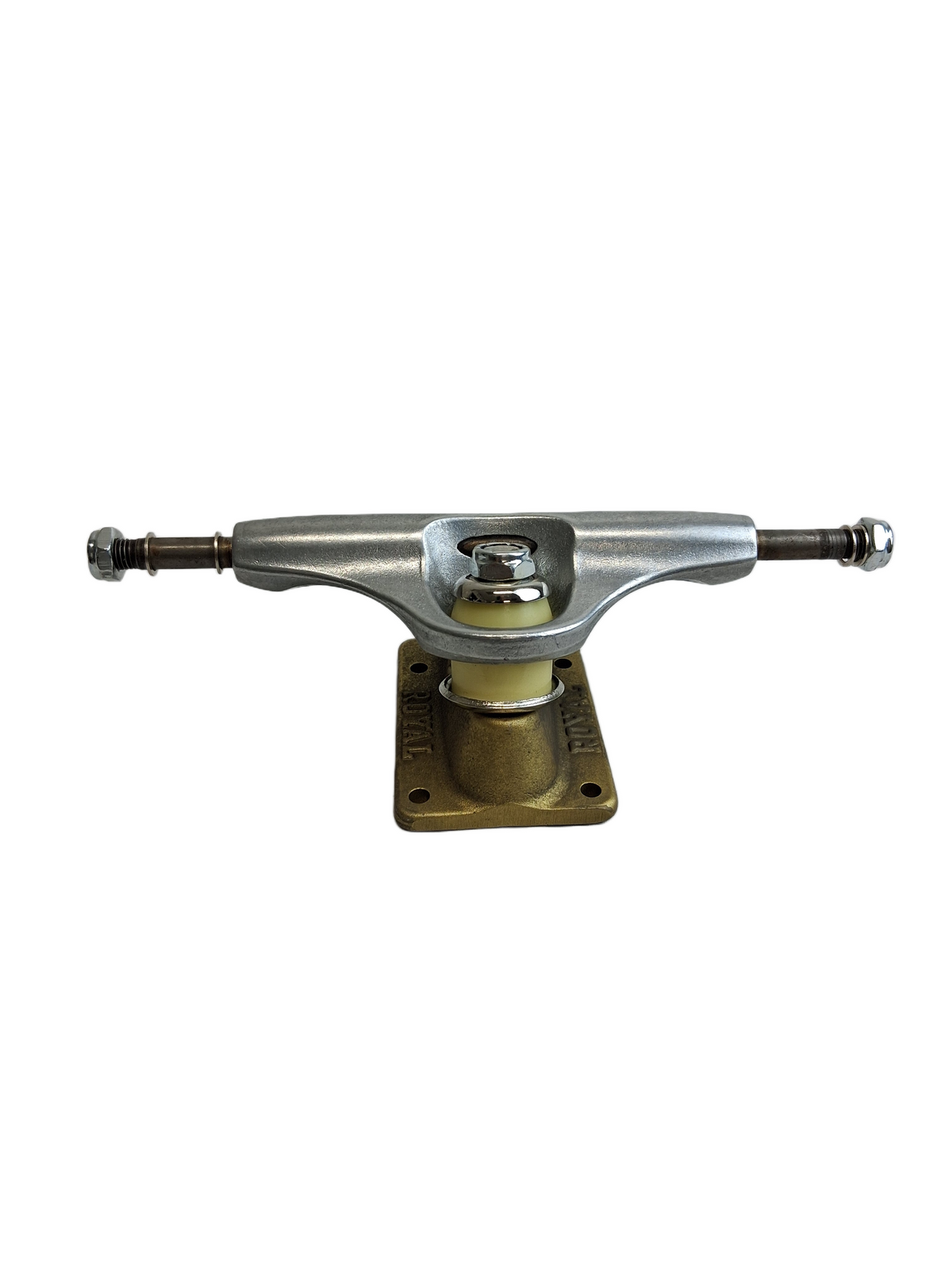 Royal Trucks Polished Silver Gold 127 5.0 7.75" Axle Vintage NOS Trucks