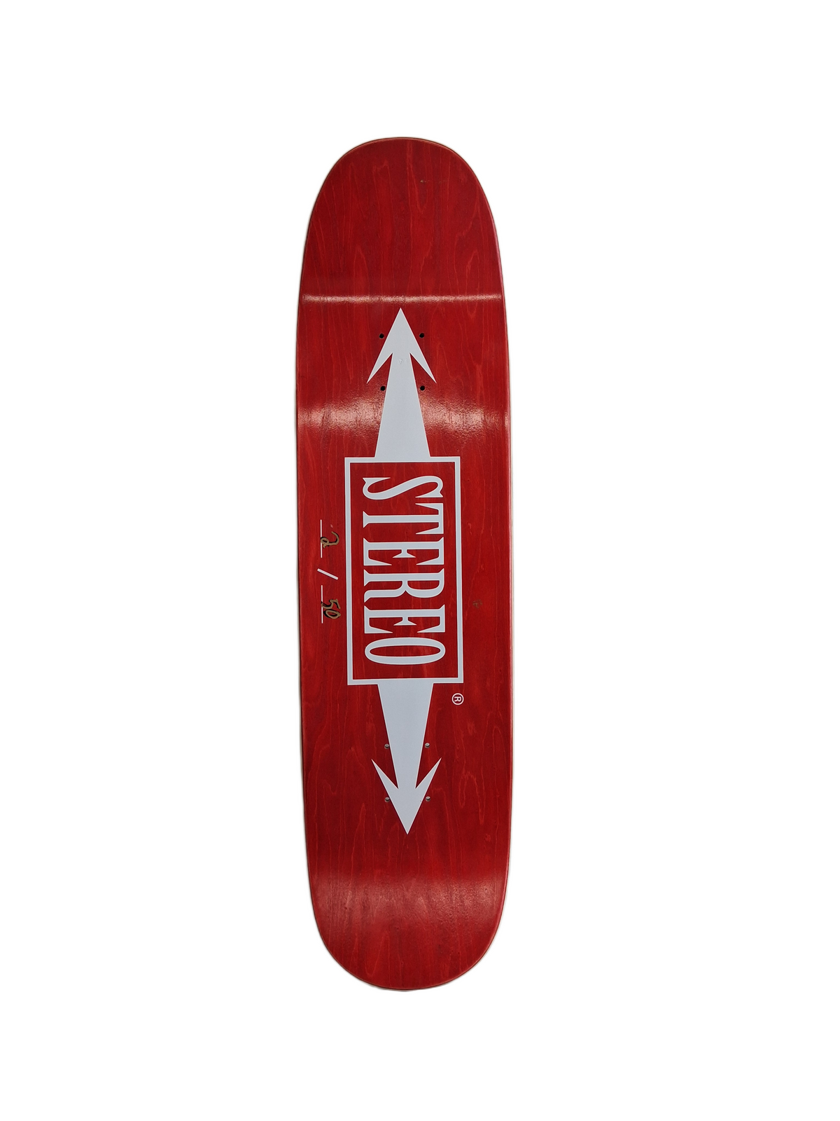 Stereo Chris Dune Pastras & Jason Lee Autographed Backside Noseblunt Photo By Tobin Yelland Black White Multi Size 8.5" Vintage NOS Autographed Deck