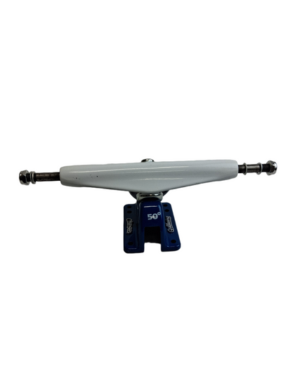 Gullwing Original Neil Carver Charger White Dipped Blue 10" 50º Reverse Kingpin Vintage NOS Longboard Trucks