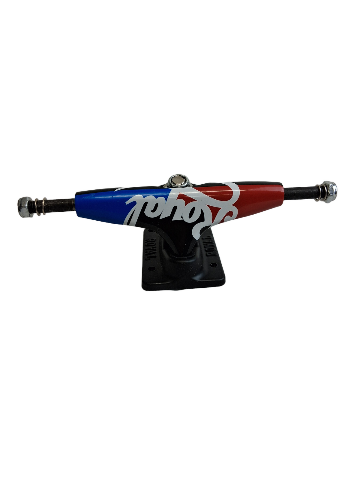 Royal Black Red Blue White Italic Logo 127 Standard Size 7.6" Axle Vintage NOS Trucks