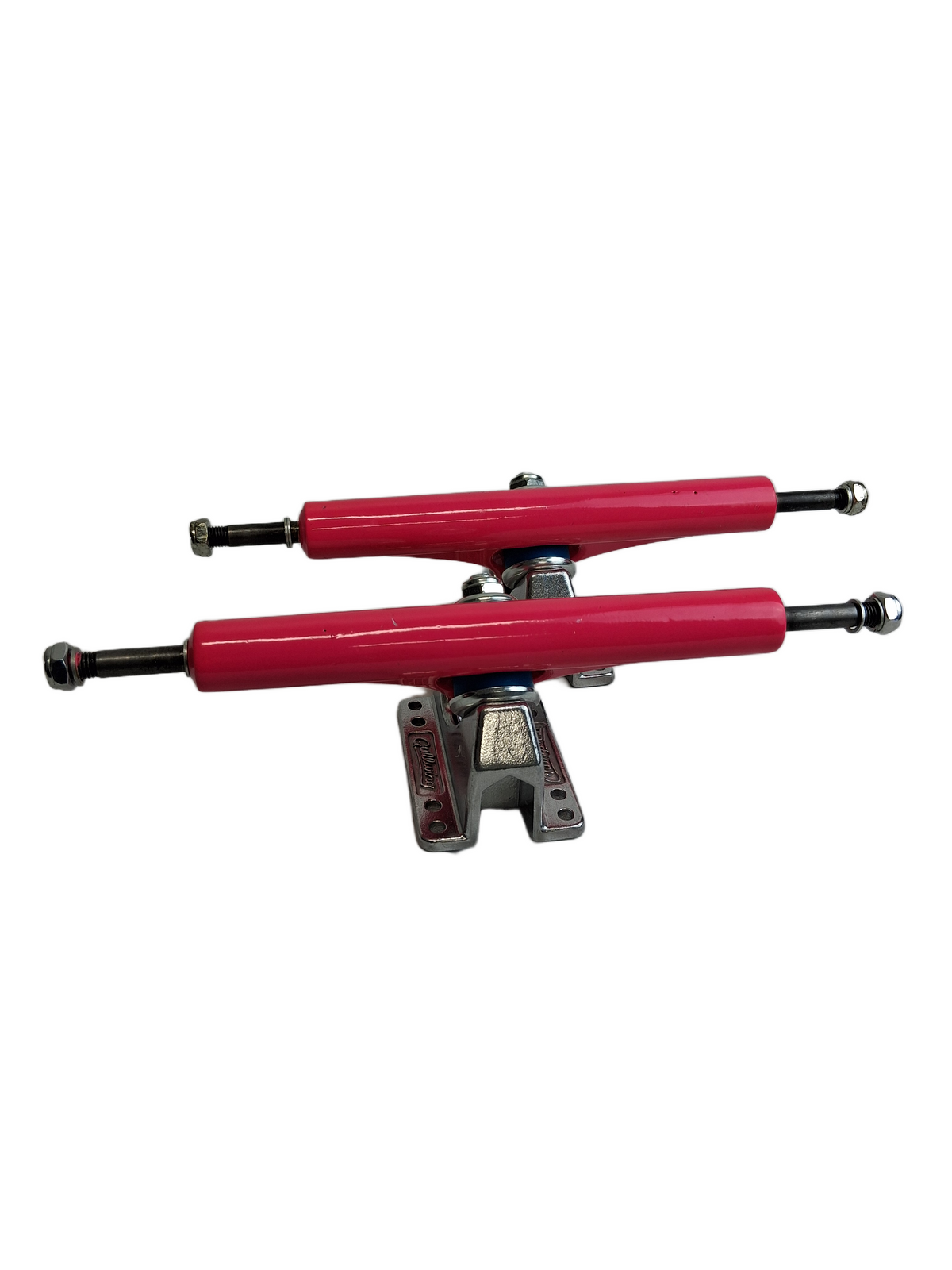Gullwing Original Charger II Neon Hot Pink 180mm/50° Reverse Kingpin Vintage NOS Longboard Trucks