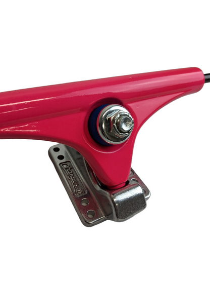 Gullwing Original Charger II Neon Hot Pink 180mm/50° Reverse Kingpin Vintage NOS Longboard Trucks