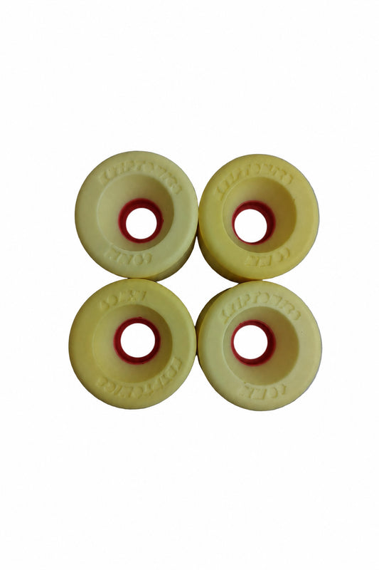 Kryptonics Original Skatepark Formula 80's White Red Vintage NOS Cored Wheels