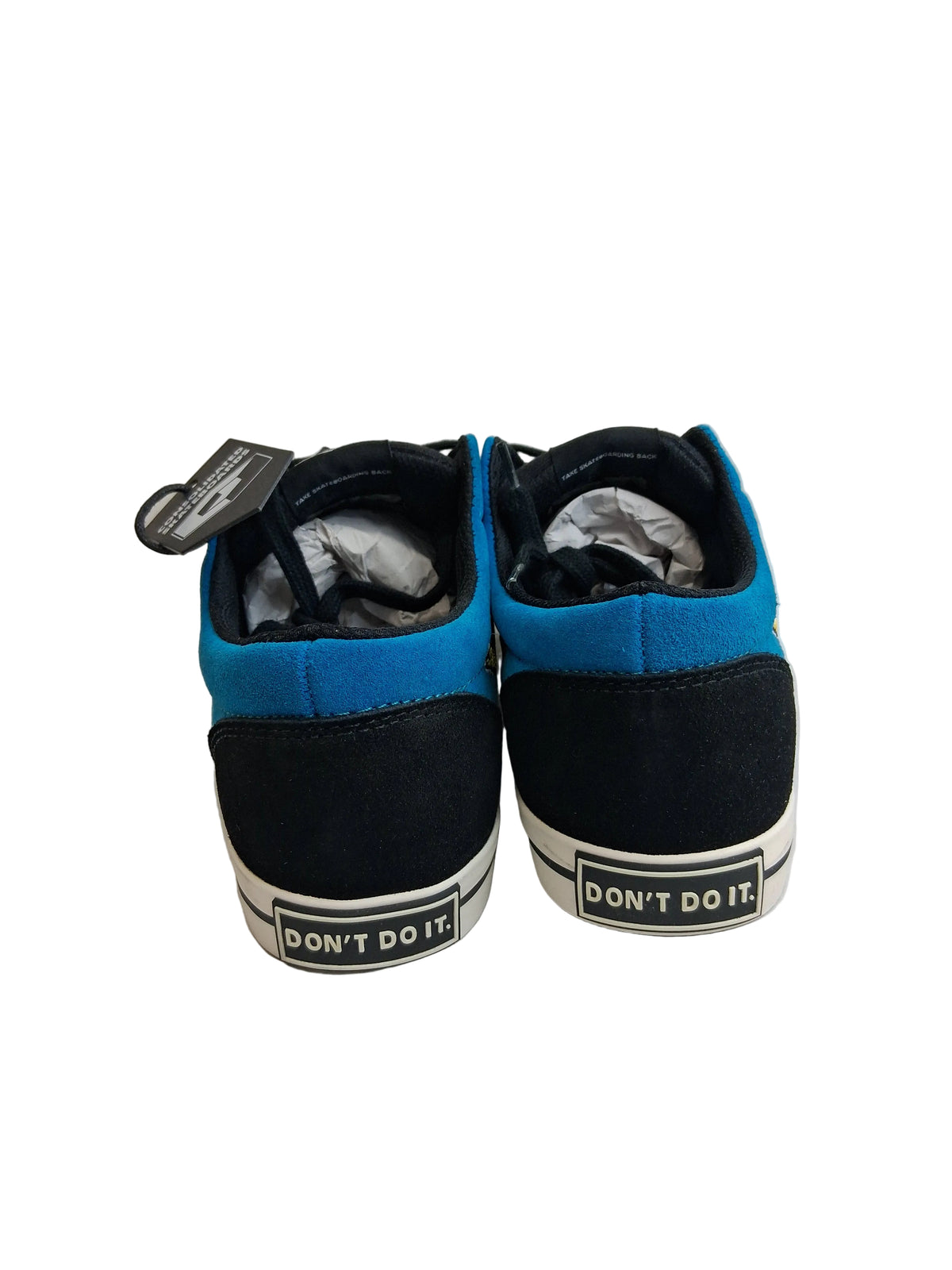 Consolidated Skateboards Don't Do it BS Drunk 3 Shoes Black Blue Banana US Mens Size 8 Classic Shoes
