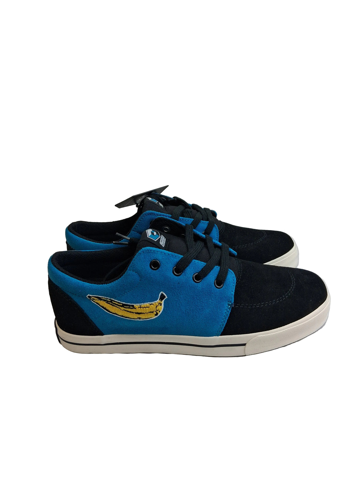 Consolidated Skateboards Don't Do it BS Drunk 3 Shoes Black Blue Banana US Mens Size 8 Classic Shoes
