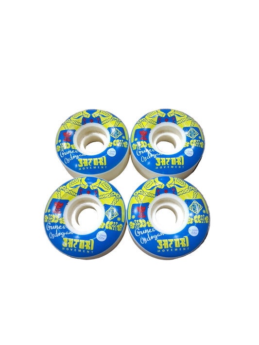 Satori Movement Gunez Ozdogan Horses Blue White Yellow Size 53MM 101A Vintage NOS Wheels