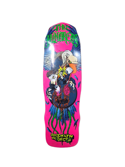 The Hundreds X Brooklyn Projects Eagle 2013 Release Pink Multi Size 9.75" Vintage NOS Deck