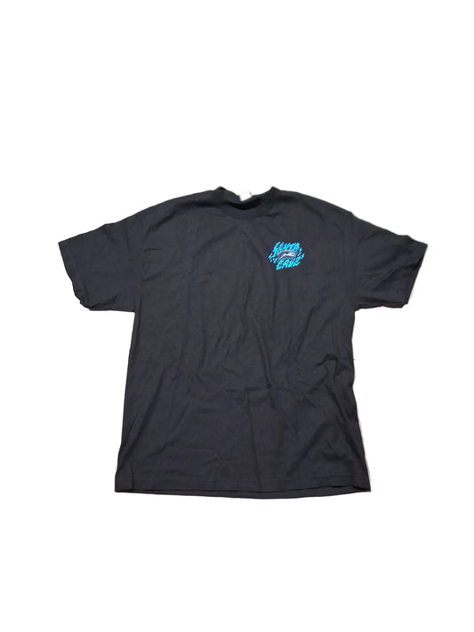 Santa Cruz Jason Jessee Original Shark & Poseidon Black Blue Purple Multi Size XL S/s Vintage Shirt
