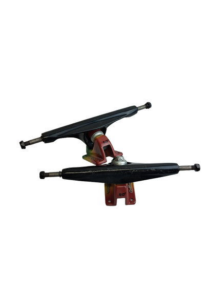Gullwing Neil Carver Charger 50 Rasta Red Green Yellow Black 10" Reverse Kingpin Vintage Longboard Trucks