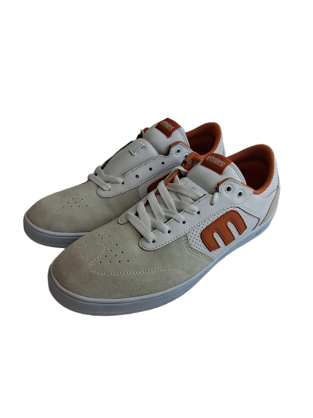 Etnies Windrow White Orange US Mens Size 11.5 Classic Shoes