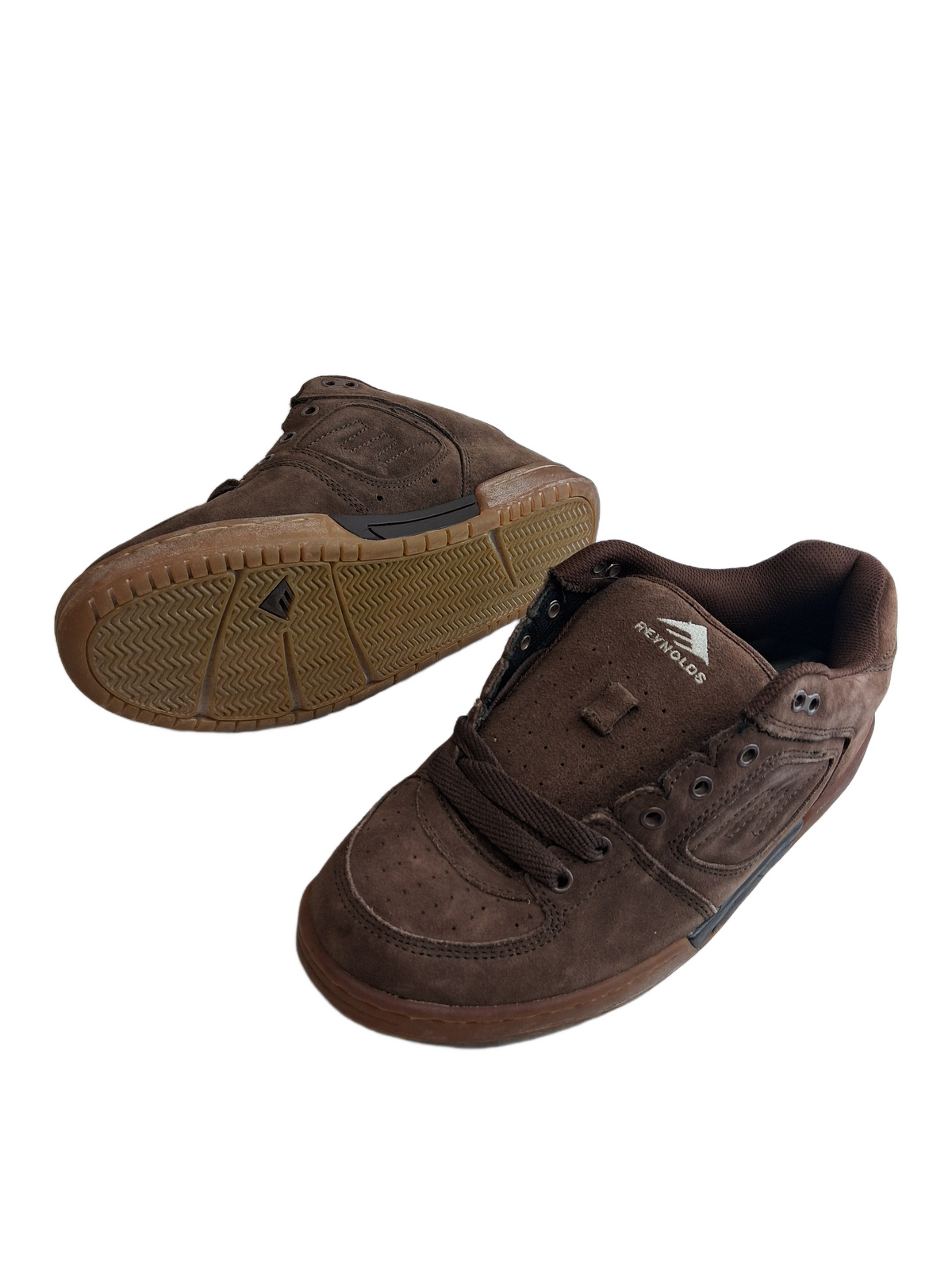 Emerica Andrew Reynolds Reynolds 2 Brown Black Gum US Mens Size 10.5 Vintage NOS Sample Shoes