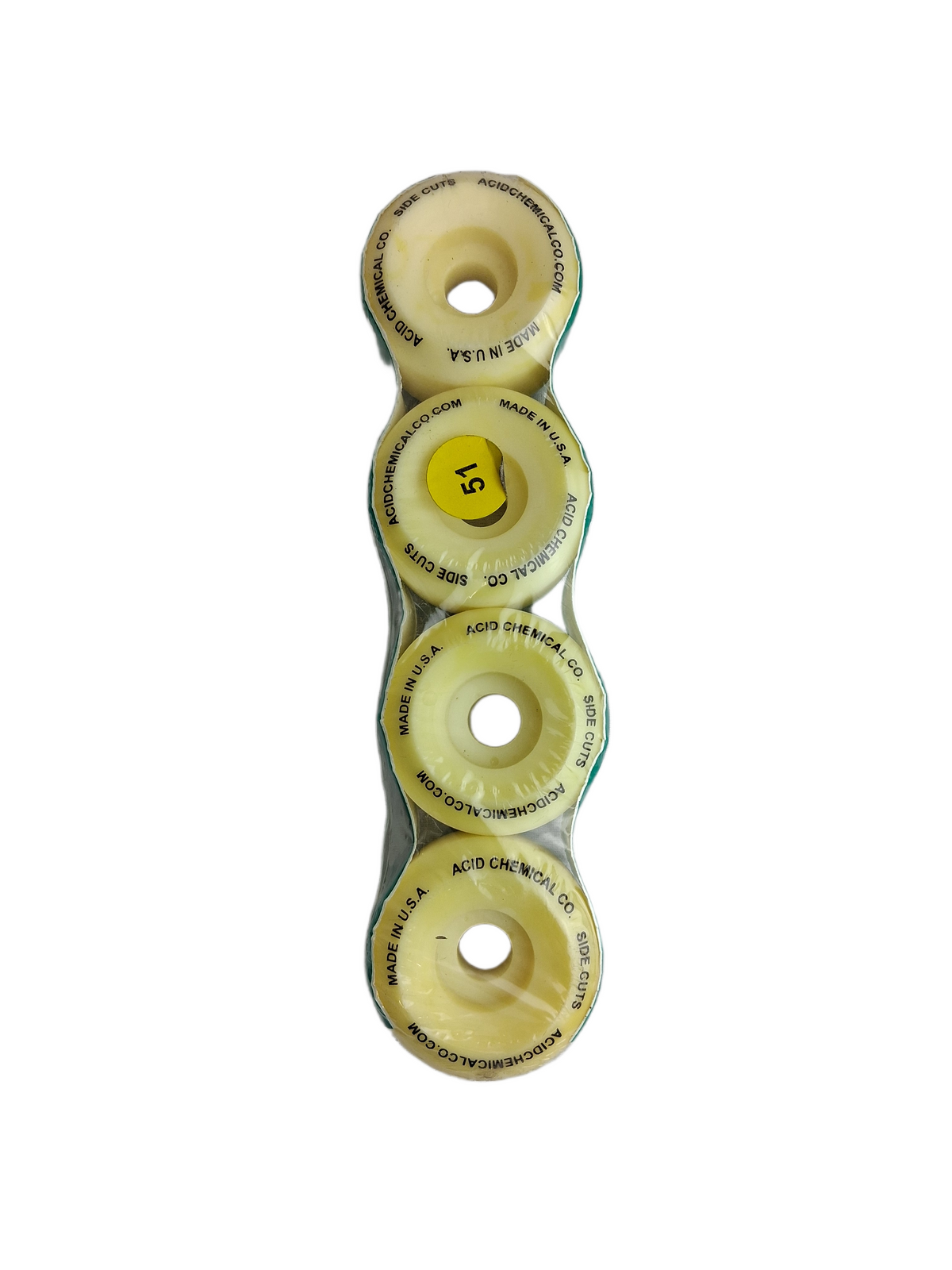 Acid Chemical Co. Sidecuts Size 51MM Vintage NOS Wheels