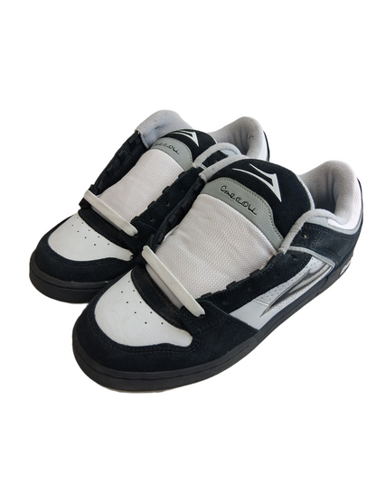 Lakai Mike Carrol Carrol 4 SM Black White Grey US Mens Size 8 Classic Shoes