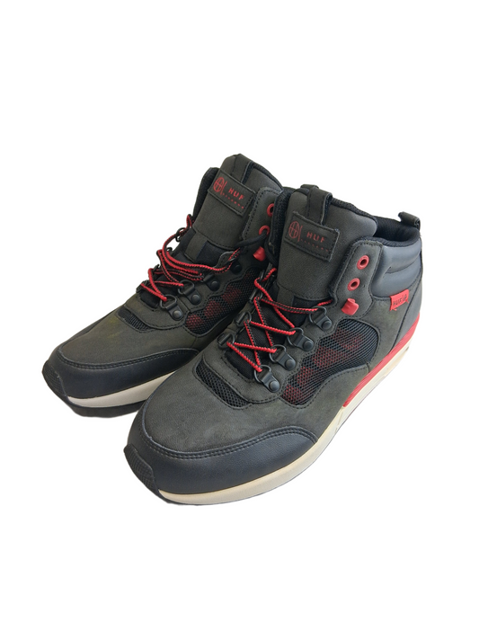 HUF Keith Hufnagel HR-1 Black Red Grey US Mens Size 9 Vintage NOS Unreleased Sample Shoes 2014