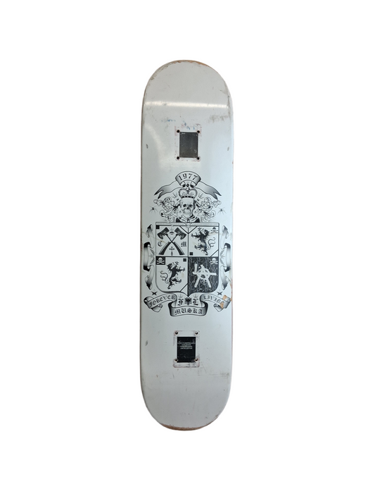 Shorty's Chad Muska Family Crest Black White Size 7.5" Vintage NOS Rider Deck