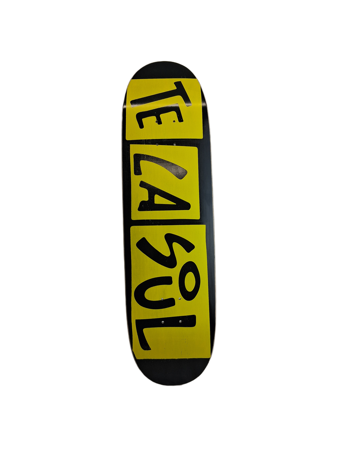 Prime Jovontae Turner "Te La Soul" Black Yellow Size 8.6" Vintage NOS Re-Issue Deck