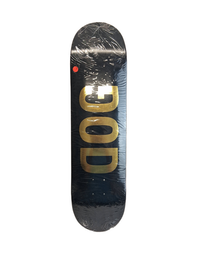 DOG DOG Black Gold Foil Size 8.25" Vintage NOS Deck