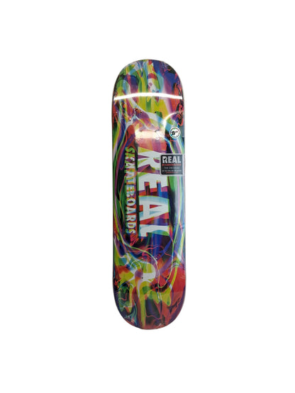 Real Psychoactive Oval Tie Dye Multi Size 8.25" Vintage NOS Deck