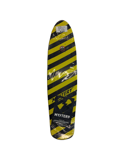 Mystery Destroyer Black Yellow Size 8.0" Vintage NOS Shaped Cruiser Deck