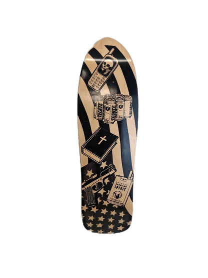 Marc Mckee American Icons 9.75" X 32.25"Vintage NOS Unreleased Sample Deck