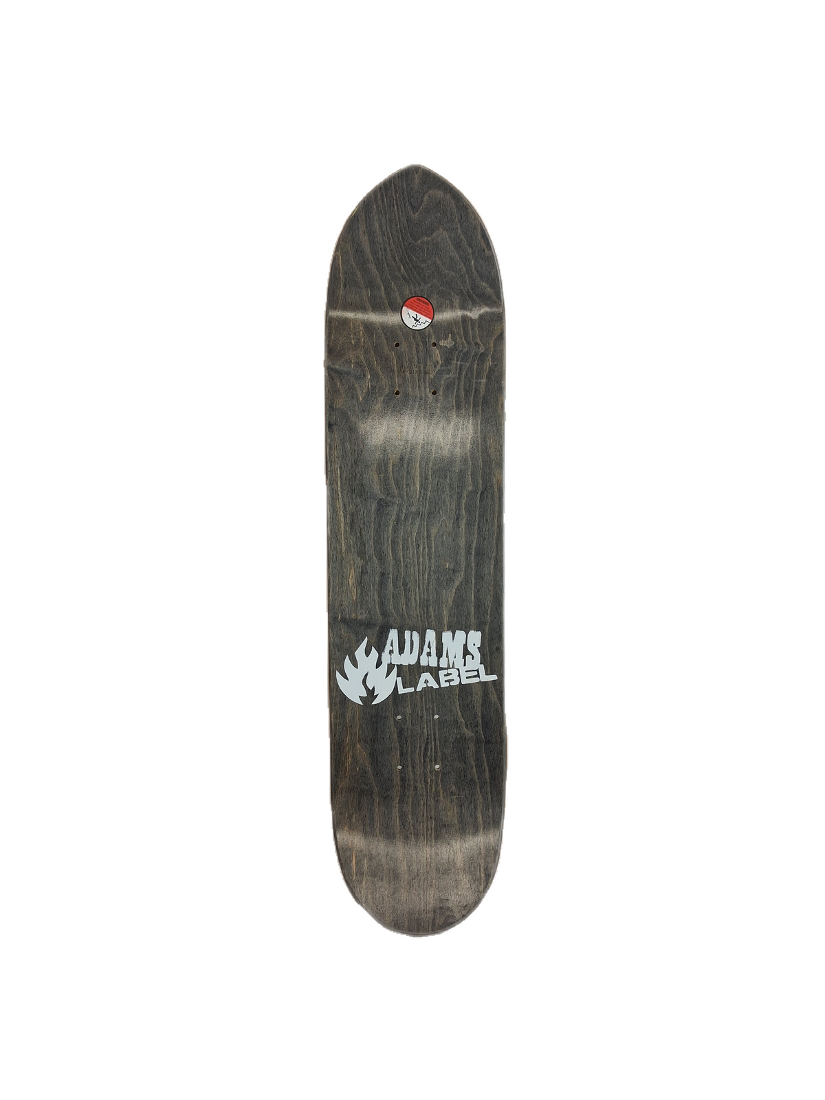 Black Label Jason The Kid Adams Cowboy Spray Drips Yellow Silver Black Size 8.0" Vintage NOS Punk Point Shaped Deck