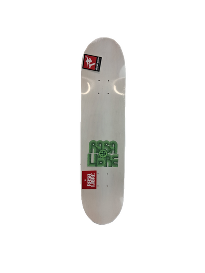 Rasa Libre Nilton Neves 2 Headed Snake White Turquoise Green Size 7.75" Vintage NOS Deck