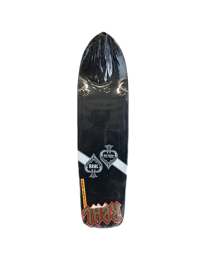 Real Aces Edition Blue White Black Size 9.0" X 32.75" Vintage NOS Deck