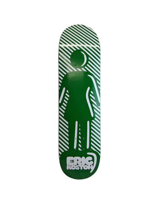 Girl Eric Koston Thuper Duper Stripes White Green Size 8.4" Vintage NOS Deck 2010