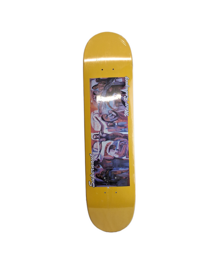 Supernaut Matt Rodriguez Nudes Yellow White Beige Size 7.5" Vintage NOS Deck 1999