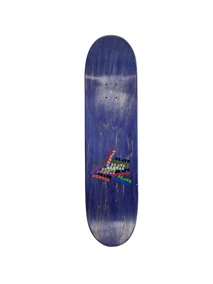 Skate Mental Brad Staba Graphic Display Case White Multi Size 8.5" Vintage NOS Deck