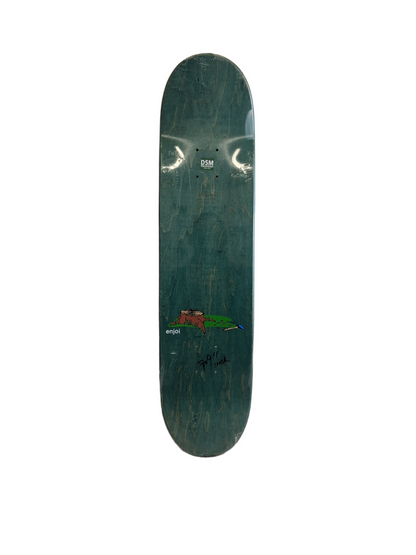 Blind X Enjoi Blind Sketch Logo Tree Stump Top Graphic Grey Yellow Multi Size 7.9" Vintage NOS Deck