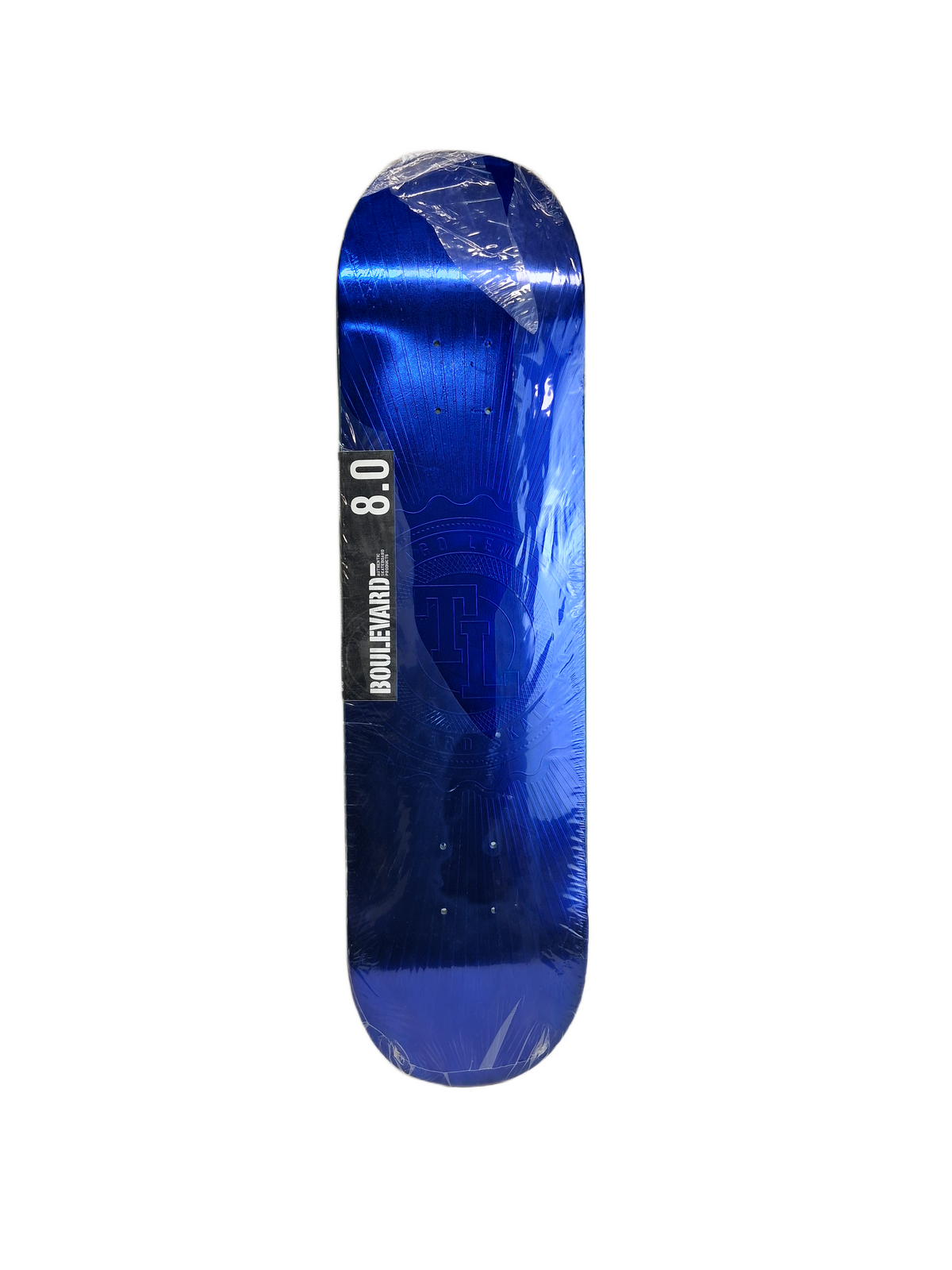 Boulevard Tiago Lemos Initials TL Purple Foil Size 8.0" Vintage NOS Deck