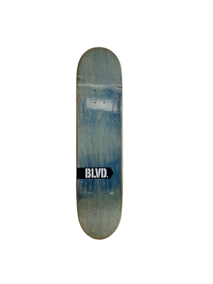 Boulevard Danny Montoya Shield Blue Silver Black Size 7.9 Vintage NOS Deck