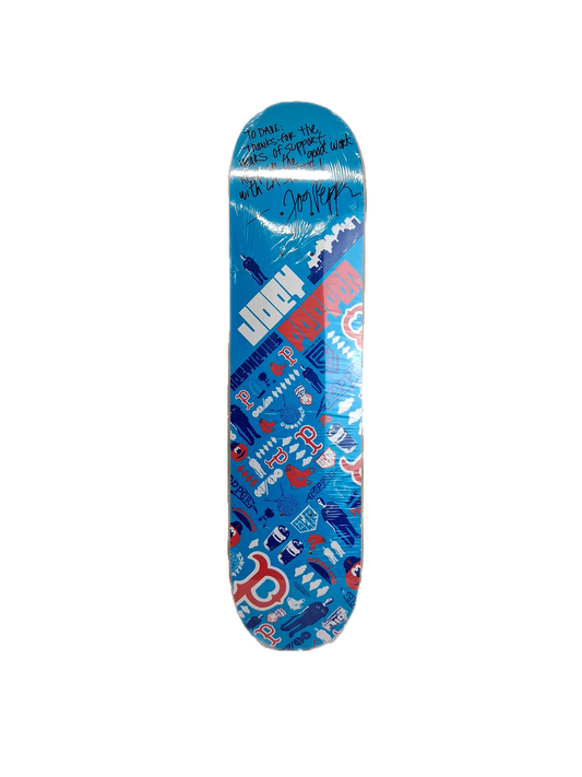 Aesthetics Joey Pepper Autographed Multi Size 7.375" Vintage NOS Deck
