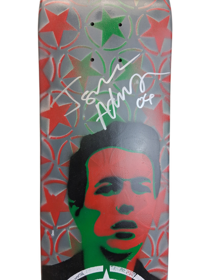 Black Label Customs Jason Adams Joe Strummond Hand Painted & Autographed Custom Size 8.1" Vintage NOS Autographed Shaped Punk Point Deck