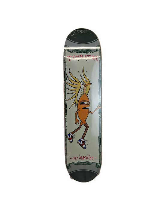 Toy Machine Ed Templeton OG Angel Orange Green Multi Size 7.375" Vintage NOS Deck