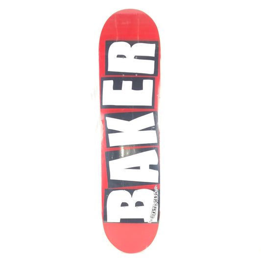 Baker Team Letters Red/Black/White 8" Skateboard Deck