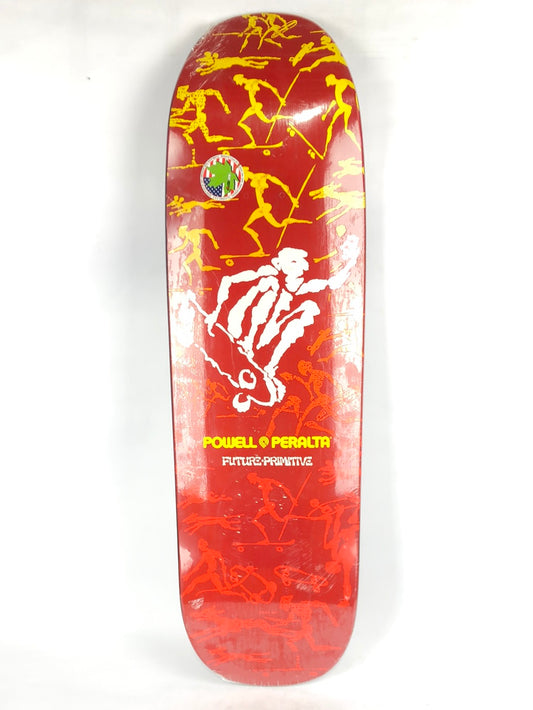 Powell Peralta Future-Primitive Red/White 9.25'' Skateboard Deck