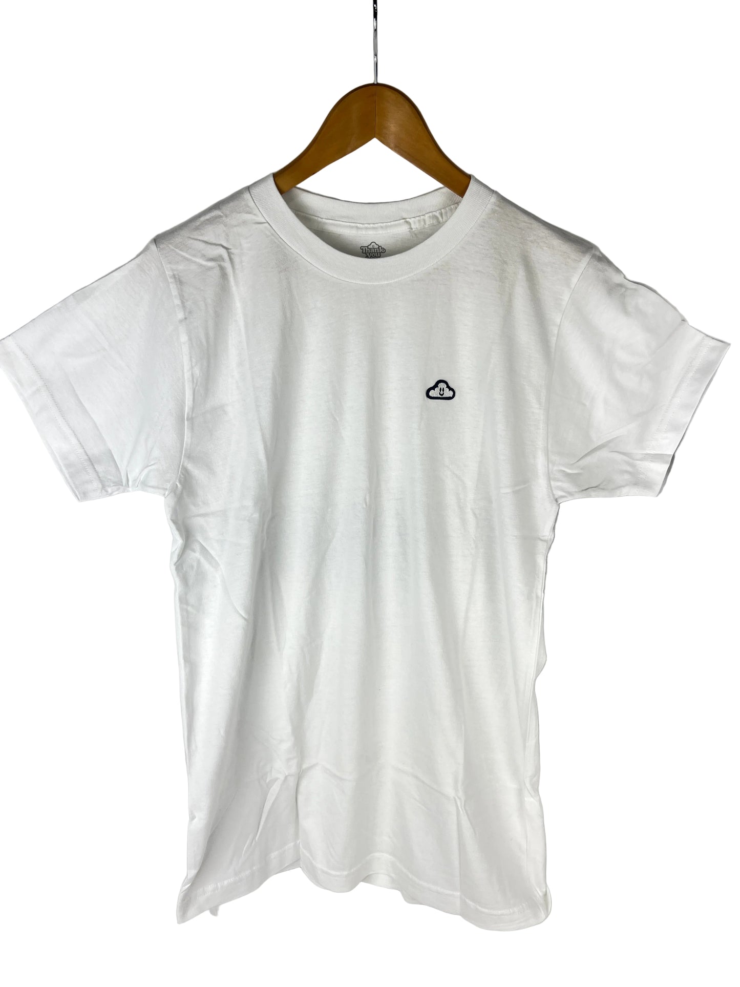 Thank You Daewon Song Happy Cloud Premium White Silver Black Size M S/s Vintage Shirt