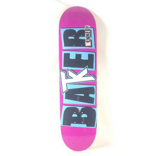 Baker Terry Kennedy TK Logo Purple/Blue/Black/White Size 8.25 Skateboard Deck