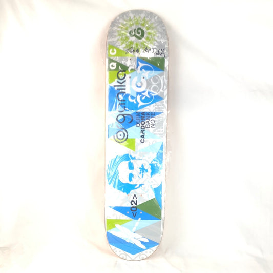Organika x Expedition One Quim Cardona Bank Note Autographed Blue/Green/White 7.75" Skateboard Deck