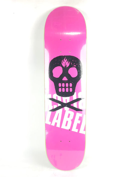 Black Label Team Let Them Die Limited Edition Pink/Black 7.75" Skateboard Deck 2004