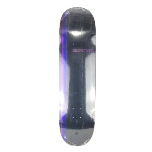 Geometric Black/Purple Size 8.3" Vintage NOS Deck